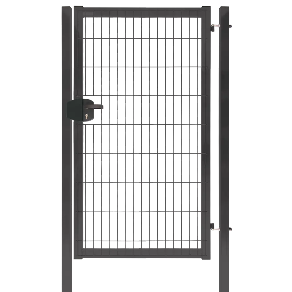 Калитка 3D Grand Line Medium 100x173 см правая универсальная RAL 7024 серый STLM-2038783