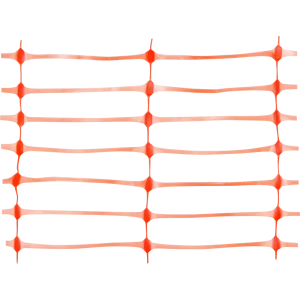 Сетка аварийного ограждения 55 мм x 0.225 м цвет оранжевый