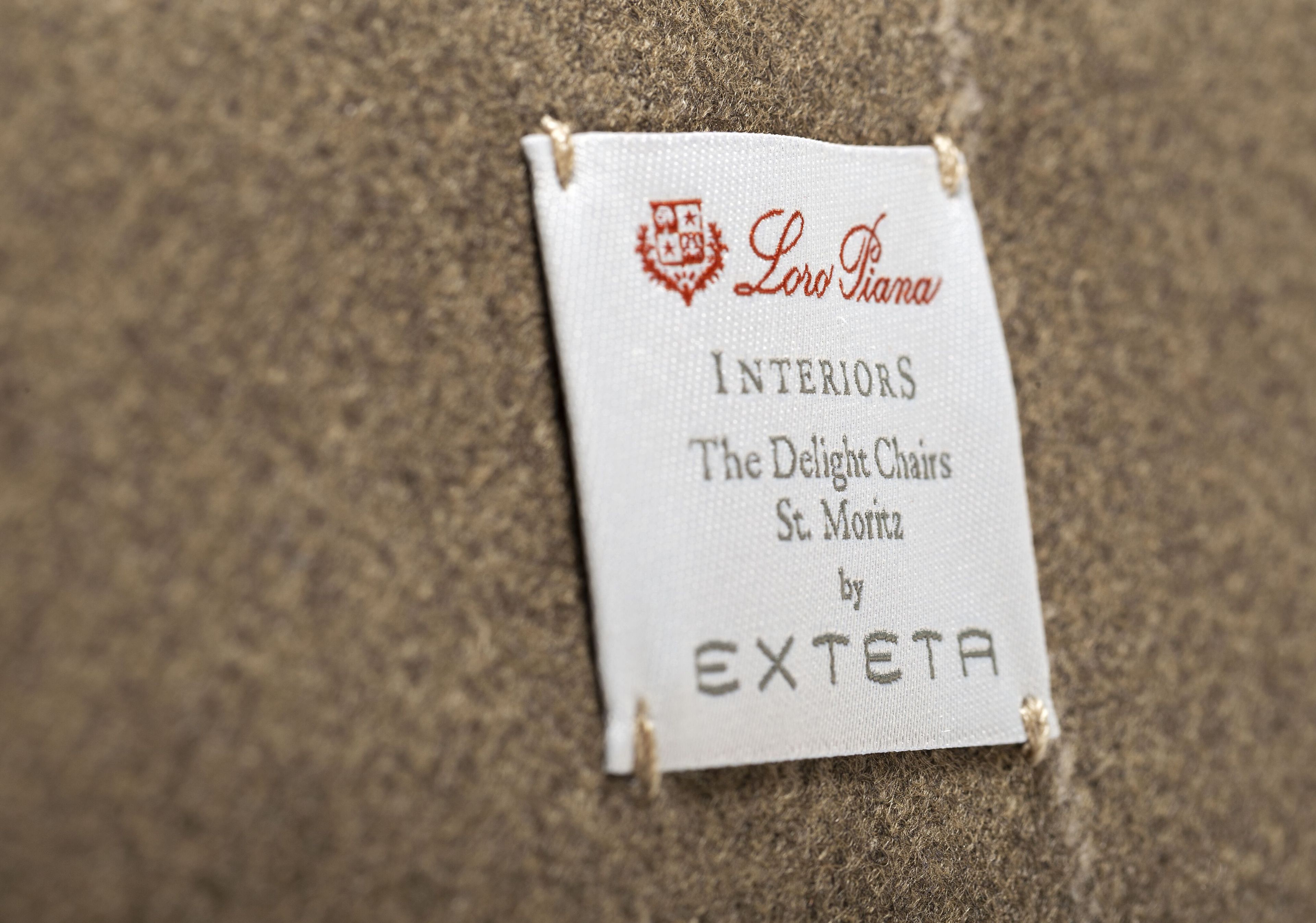 Складной стул директора из красного дерева и ткани Exteta Loro Piana Interiors, Delight Chairs St. Moritz от Exteta ARCH-00073041 - Вид №5