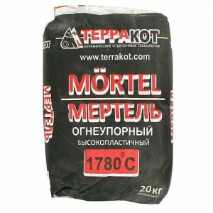 Смесь кладочная огнеупорная Мертель 20 кг ТерраКот