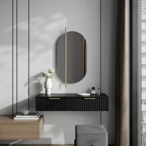 Зеркало интерьерное Туберо 45×80 см золотое настенное 89440563