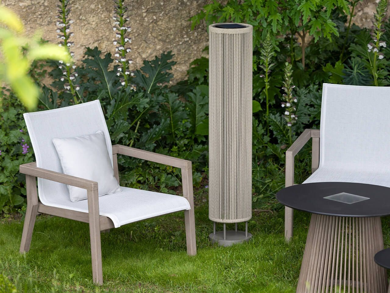 Напольная лампа на солнечной энергии Les Jardins® Rop &amp ARCH-00134395 - Вид №1