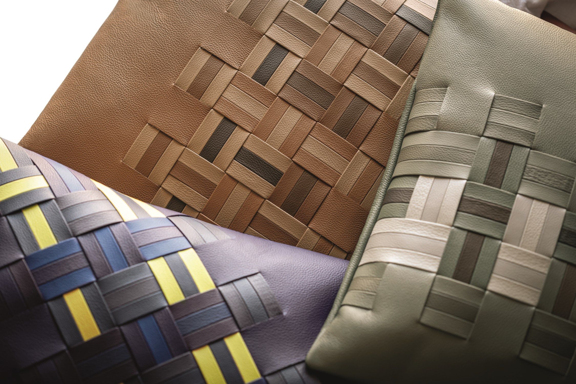 Прямоугольная кожаная подушка Poltrona Frau коллекция-мебель и аксессуары ARCH-00104344 - Вид №5