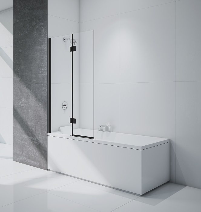 BLKMB7L Душевое ограждения на борт вынны MERLYN Ирландия BLACK