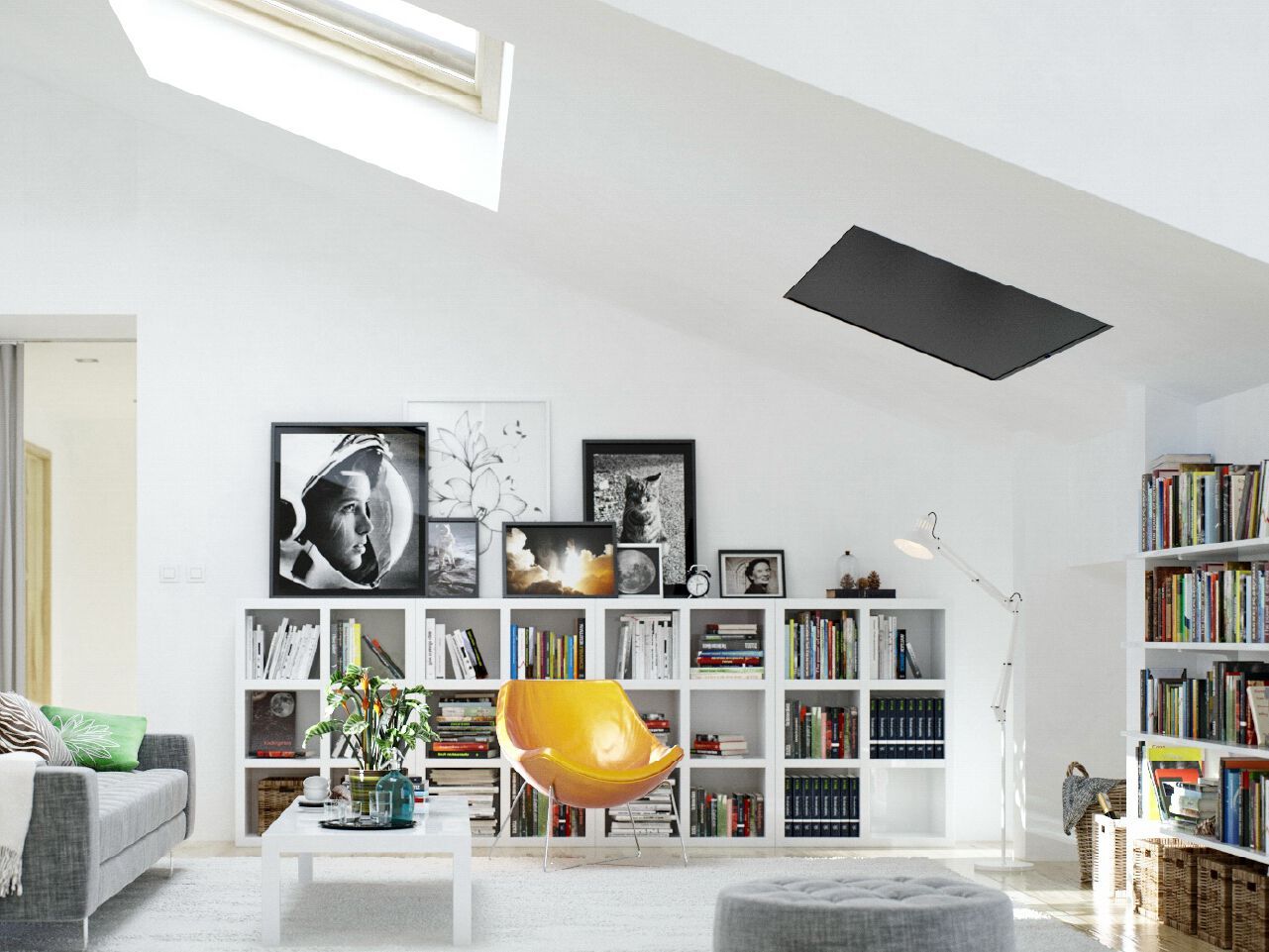 Потолочная подставка для телевизора с электроприводом Maior ARCH-00066149 - Вид №1