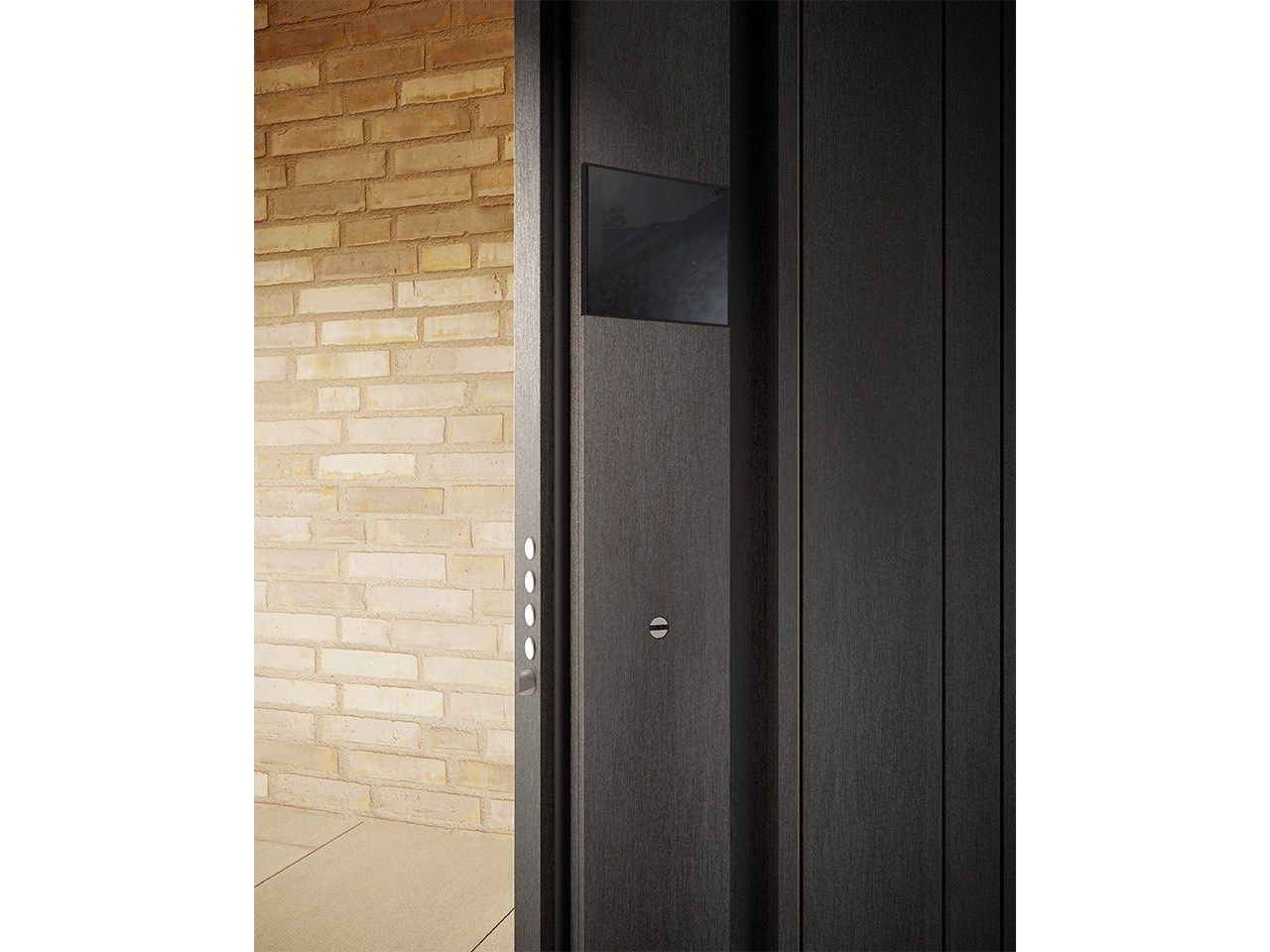 Наружная алюминиевая бронированная дверная обшивка Oikos Skydoors-вертикальные горизонты ARCH-00092937 - Вид №9