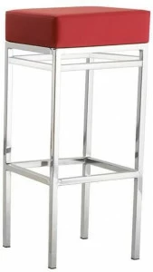 XLINE Высокий металлический табурет с подставкой для ног Granato 4101