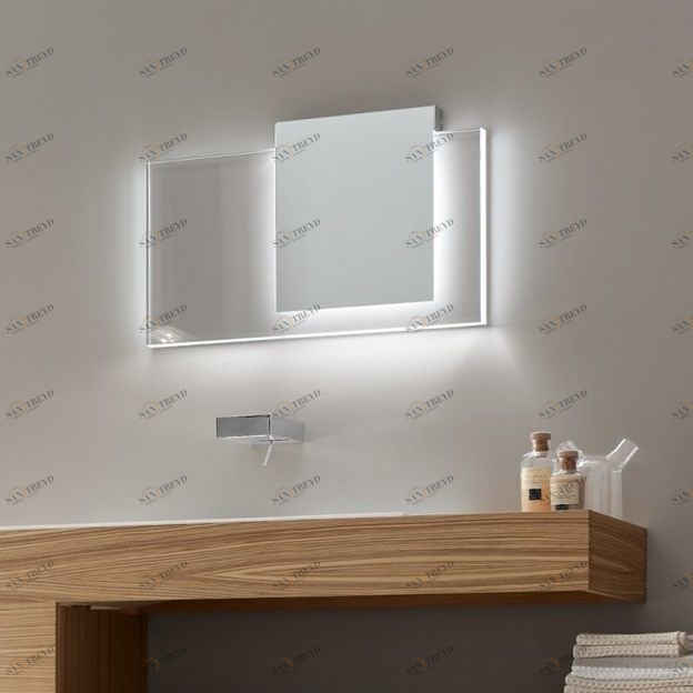 Toscoquattro Зеркало с внутр. подсветкой и вставкой из оргстекла Specchiere правое 09PA1LLDX