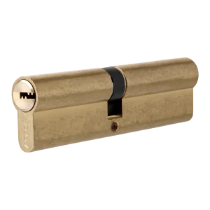 Цилиндр Apecs SM-100-G, 50x50 мм, ключ/ключ, цвет золото