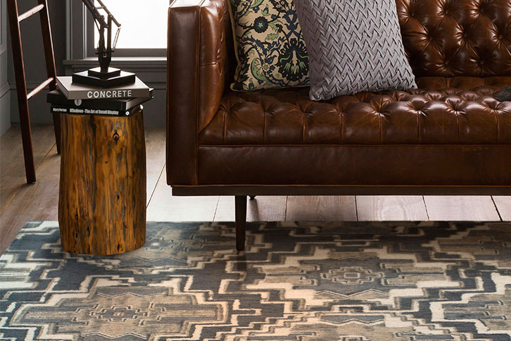 COLORISTICA Турецкий ковер Коричневый Totem Anthracite 160x230 - Вид №1