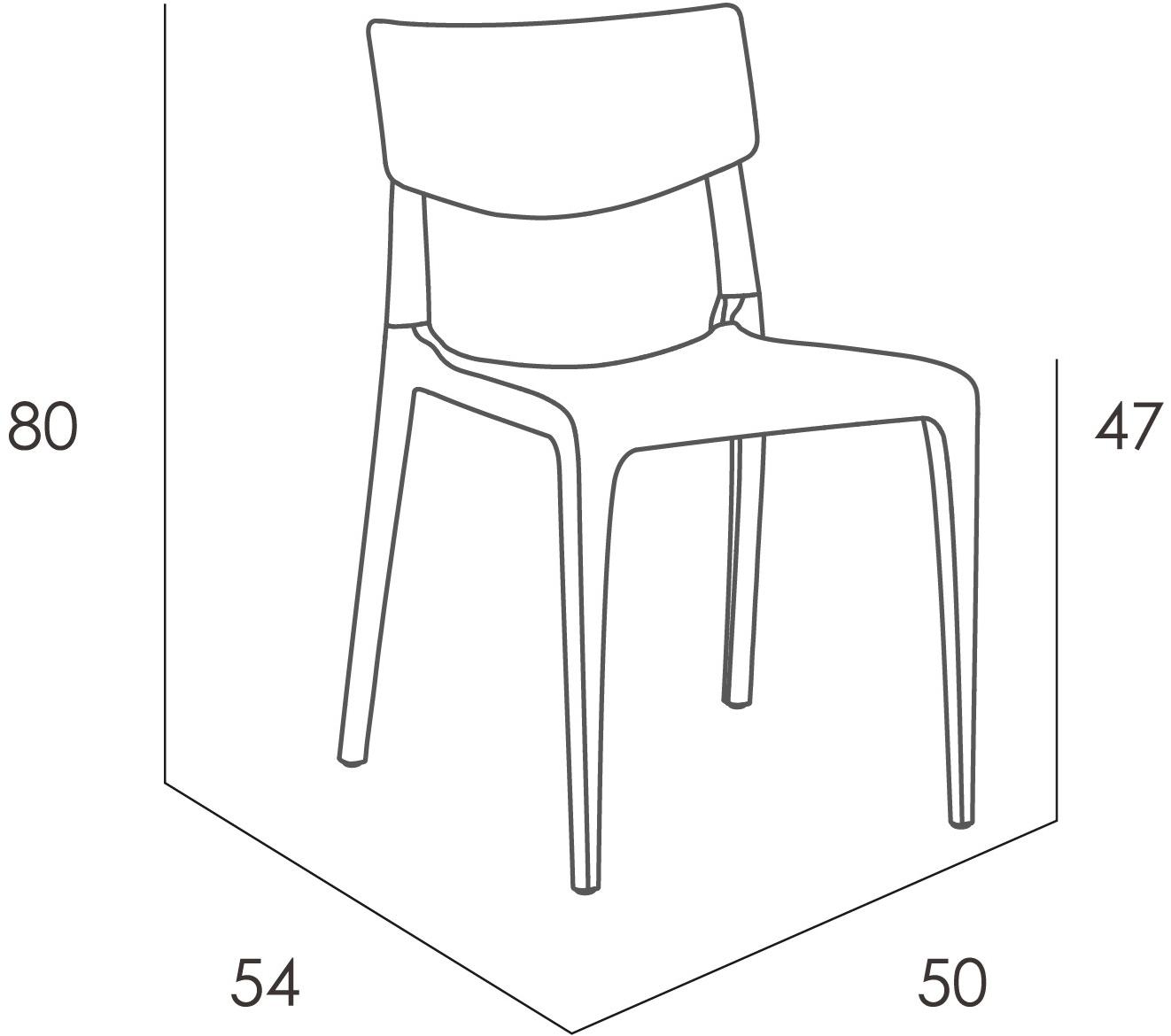 Ezpeleta Штабелируемый стул из полипропилена со встроенной подушкой  Ms-tow01  - Вид №2