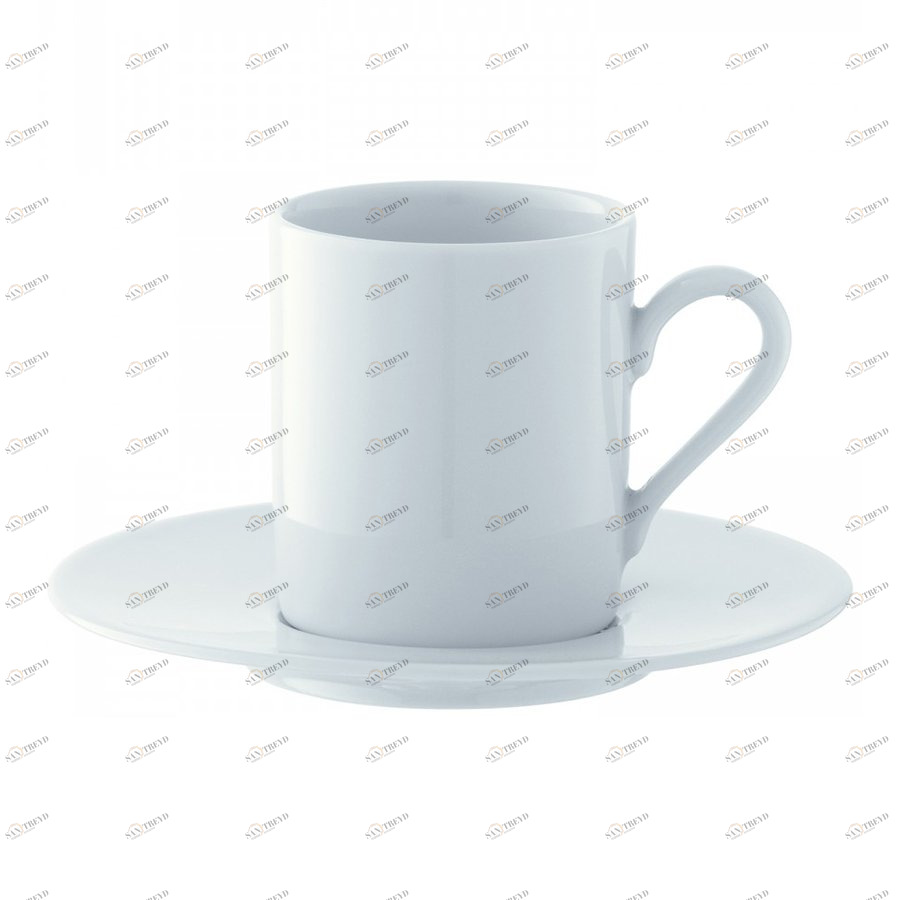 Набор из 4 чашек для эспрессо с блюдцем 90 млDine LSA INTERNATIONAL DINE 00-3863442 Белый 