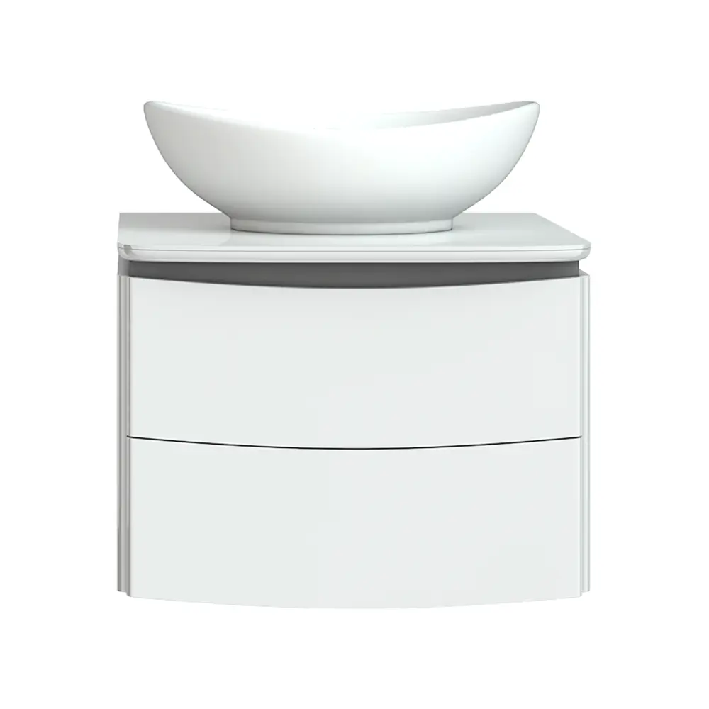 Тумба под раковину подвесная Vigo Cosmo 60 см цвет белый STLM-2019642