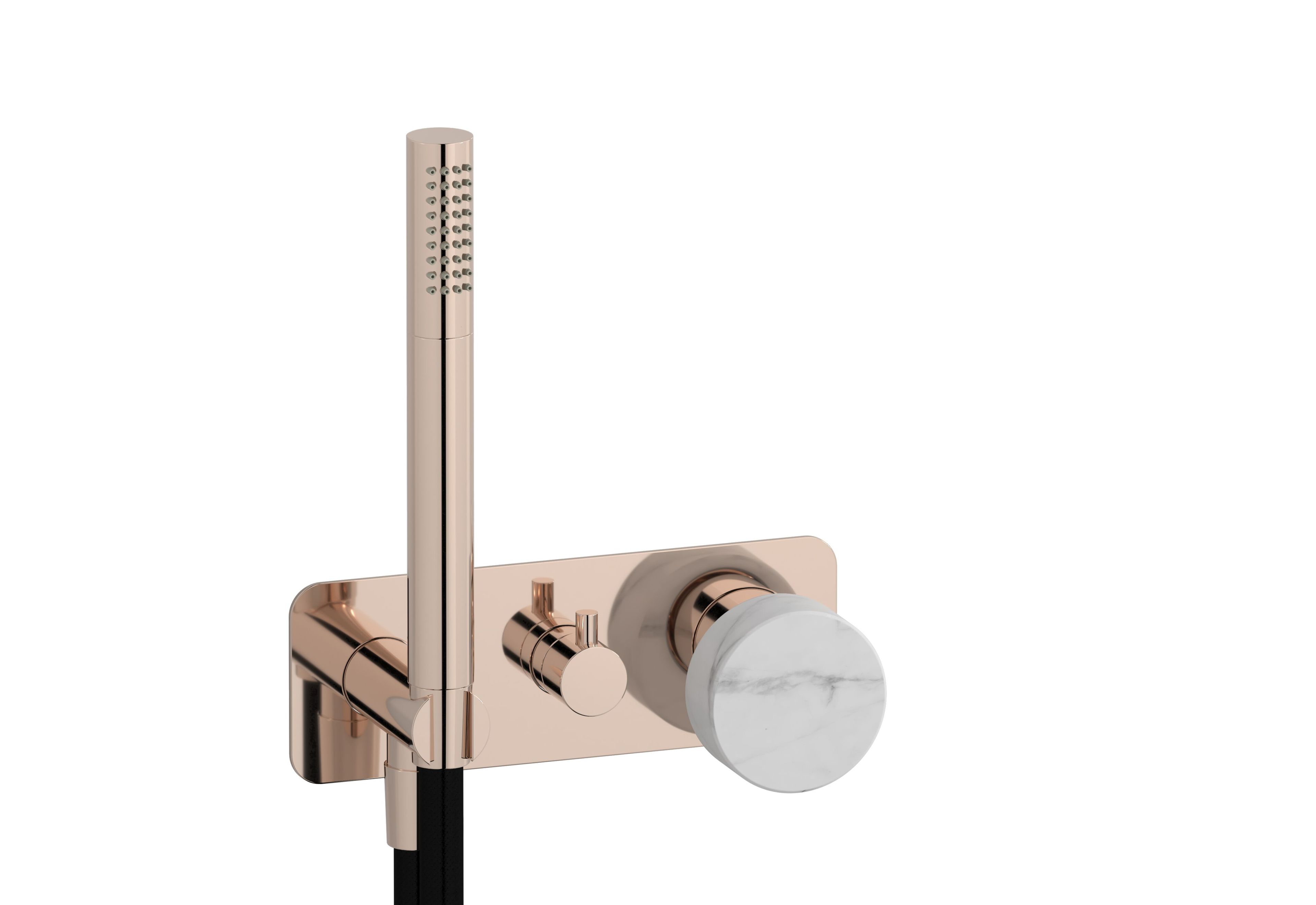 Мраморный встраиваемый смеситель для душа с ручным душем IB мрамор + мрамор Elle ARCH-00137390 - Вид №13