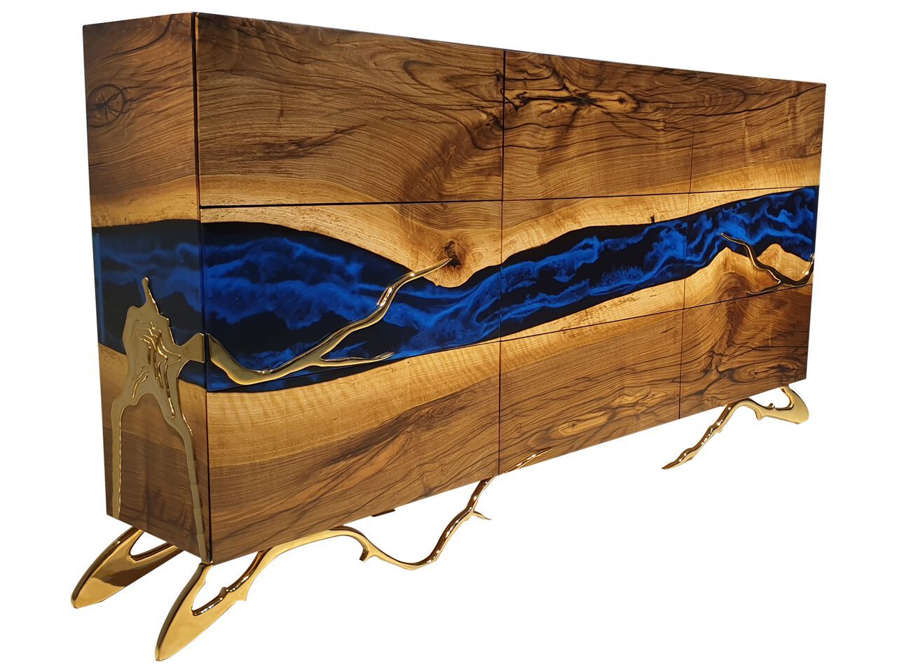 Сервант из орехового дерева и смолы Legnor LEG2408769 ARCH-00054133 - Вид №4