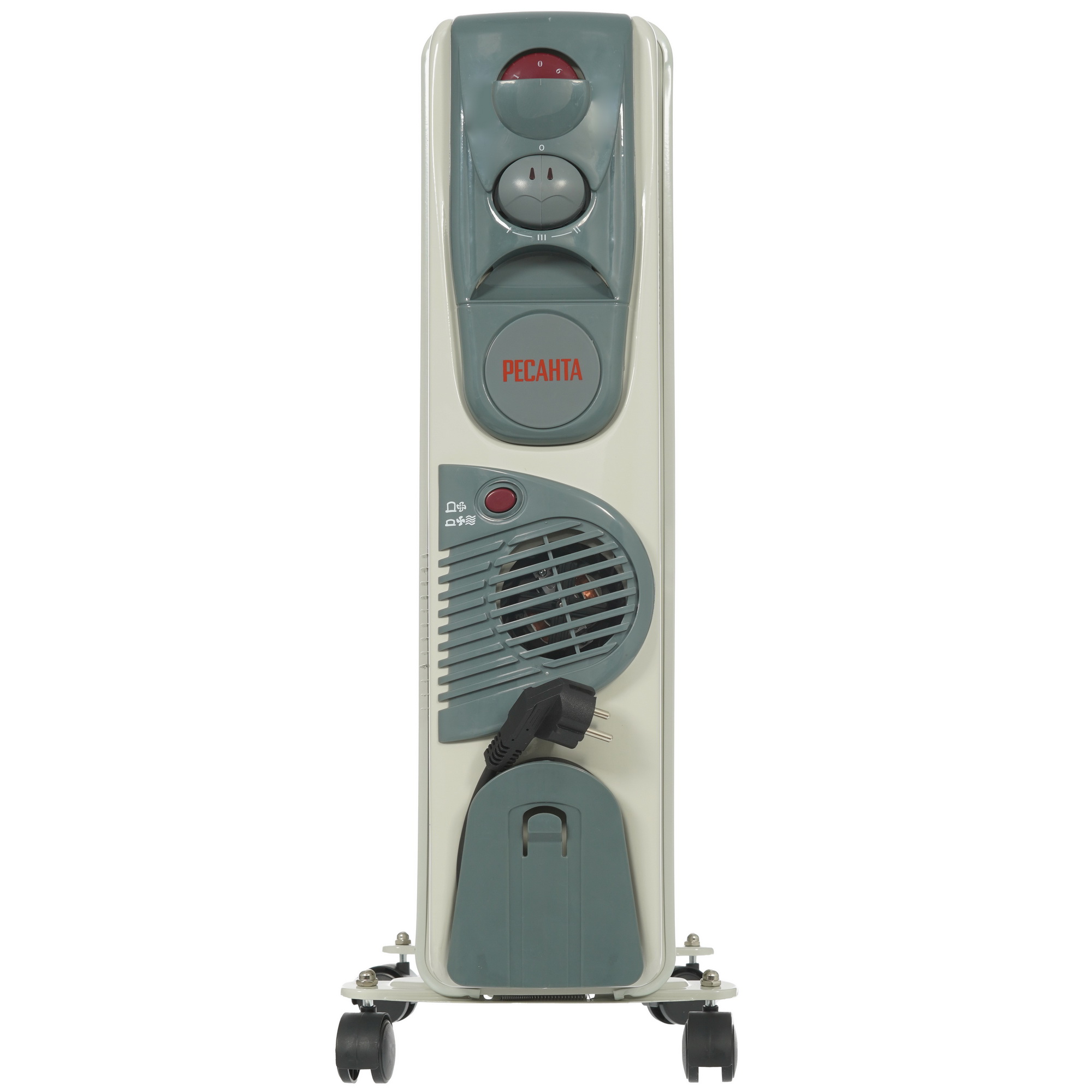 7999561 Масляный обогреватель Ресанта ОМ-12НВ белый STDN-0043671 - Вид №1