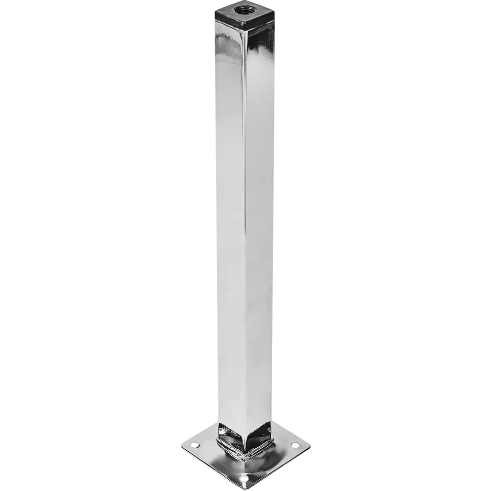 Ножка квадратная 300х25 мм сталь  цвет хром Santreyd STLM-2009531 - Вид №1