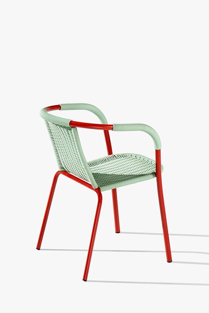 Штабелируемый стул из синтетического материала с подлокотниками Et al 001 ARCH-00015925 - Вид №2