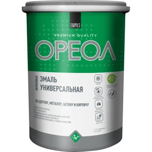 Эмаль универсальная Ореол матовая цвет белый 3 кг