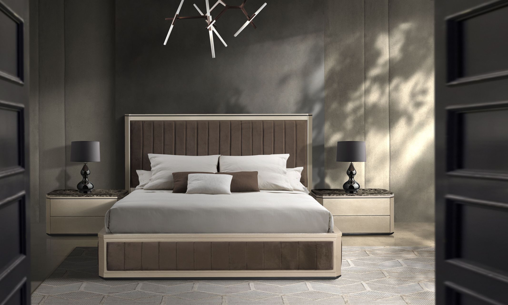 Тканевая кровать с высоким изголовьем Hurtado Evolution ARCH-00057998 - Вид №7