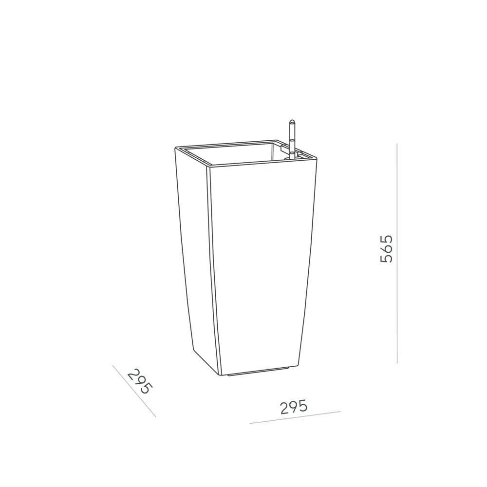 Кашпо для цветов Ola Dom Deluxe 19 л белый Santreyd STLM-2013060 - Вид №1