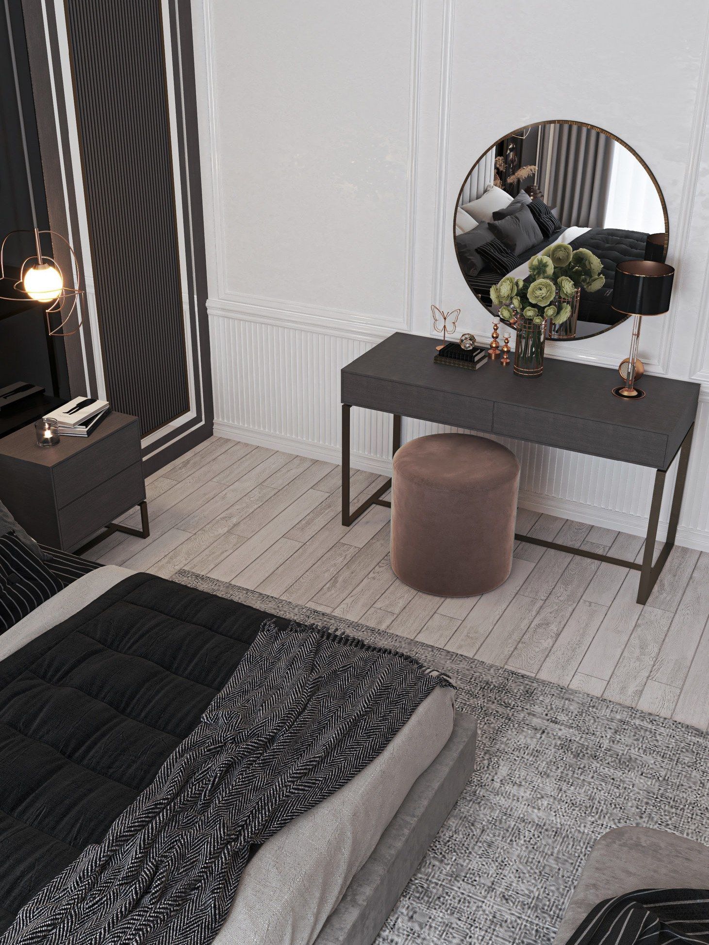 Двуспальная кровать с мягким изголовьем CASA +39 Calipso ARCH-00099678 - Вид №1