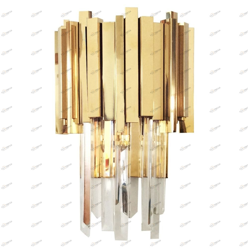 Светильник настенный золотистый Barclay 2A MB19090002-2A DELIGHT COLLECTION  00-3882901 Золото 