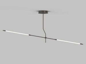 Стальной светодиодный подвесной светильник