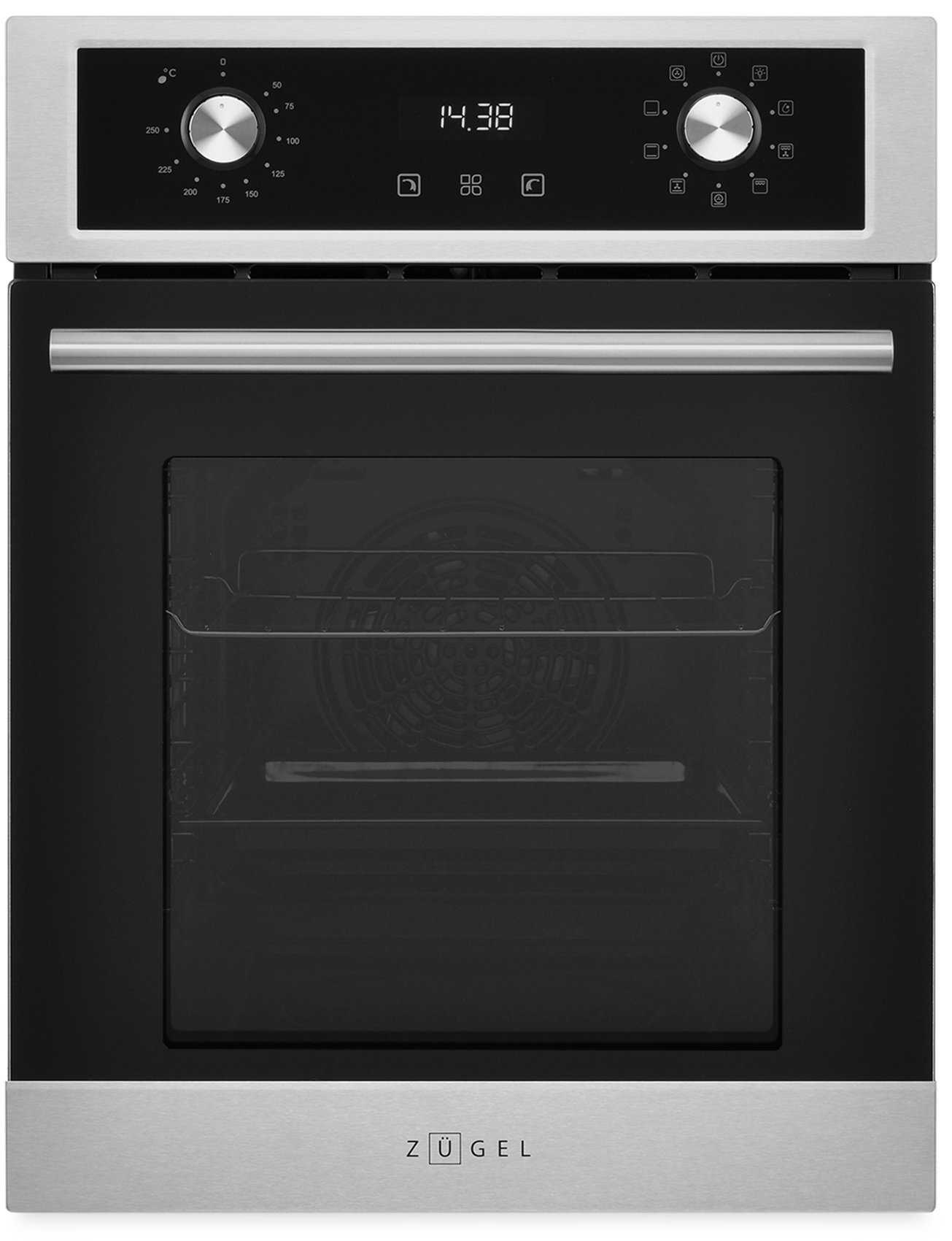 5370055 Электрический духовой шкаф ZUGEL ZOE452X серебристый STDN-0138175 - Вид №9