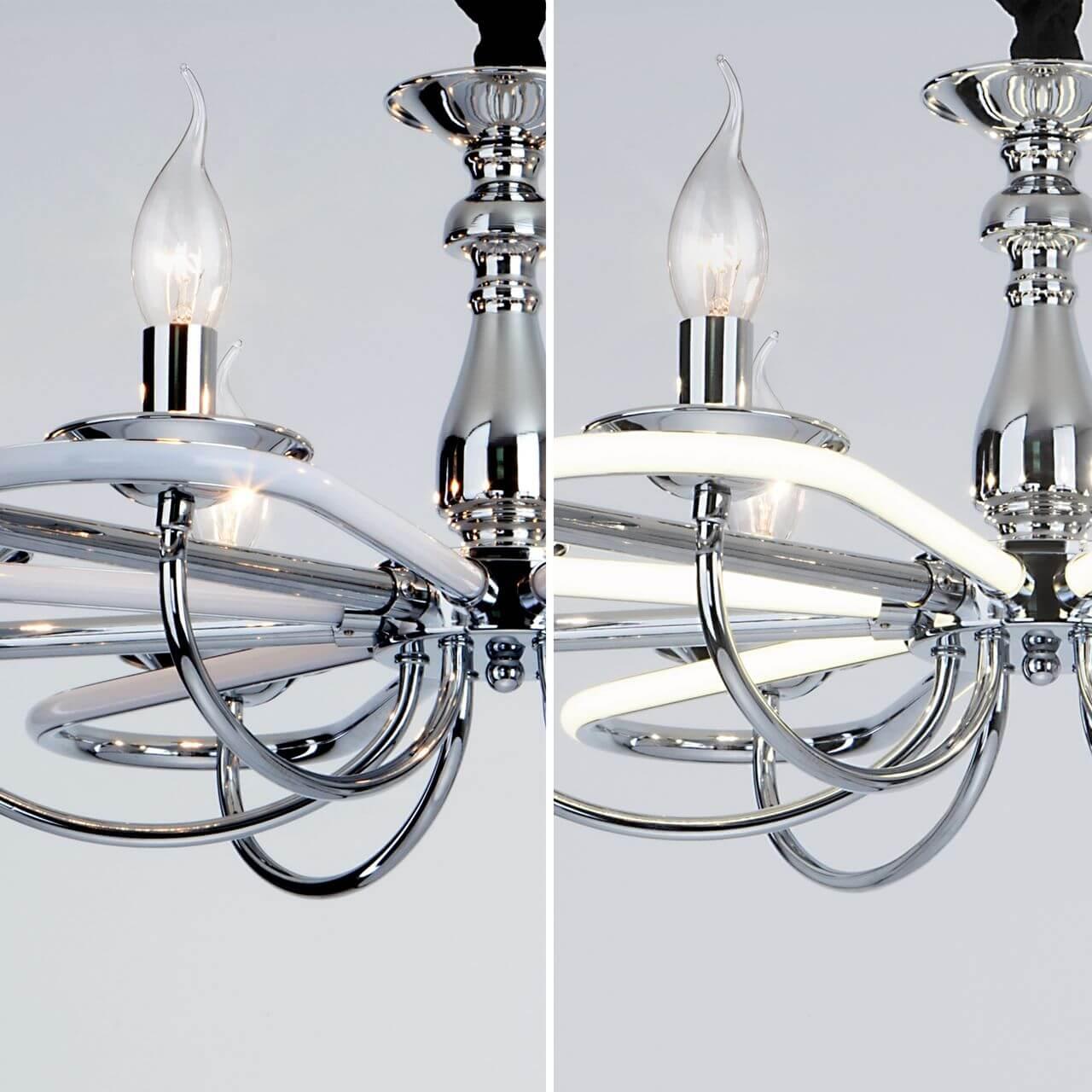 Подвесная люстра Bogates Phobos 425/6 BOGATES ДИЗАЙНЕРСКИЕ, PHOBOS 187352 Хром  - Вид №3