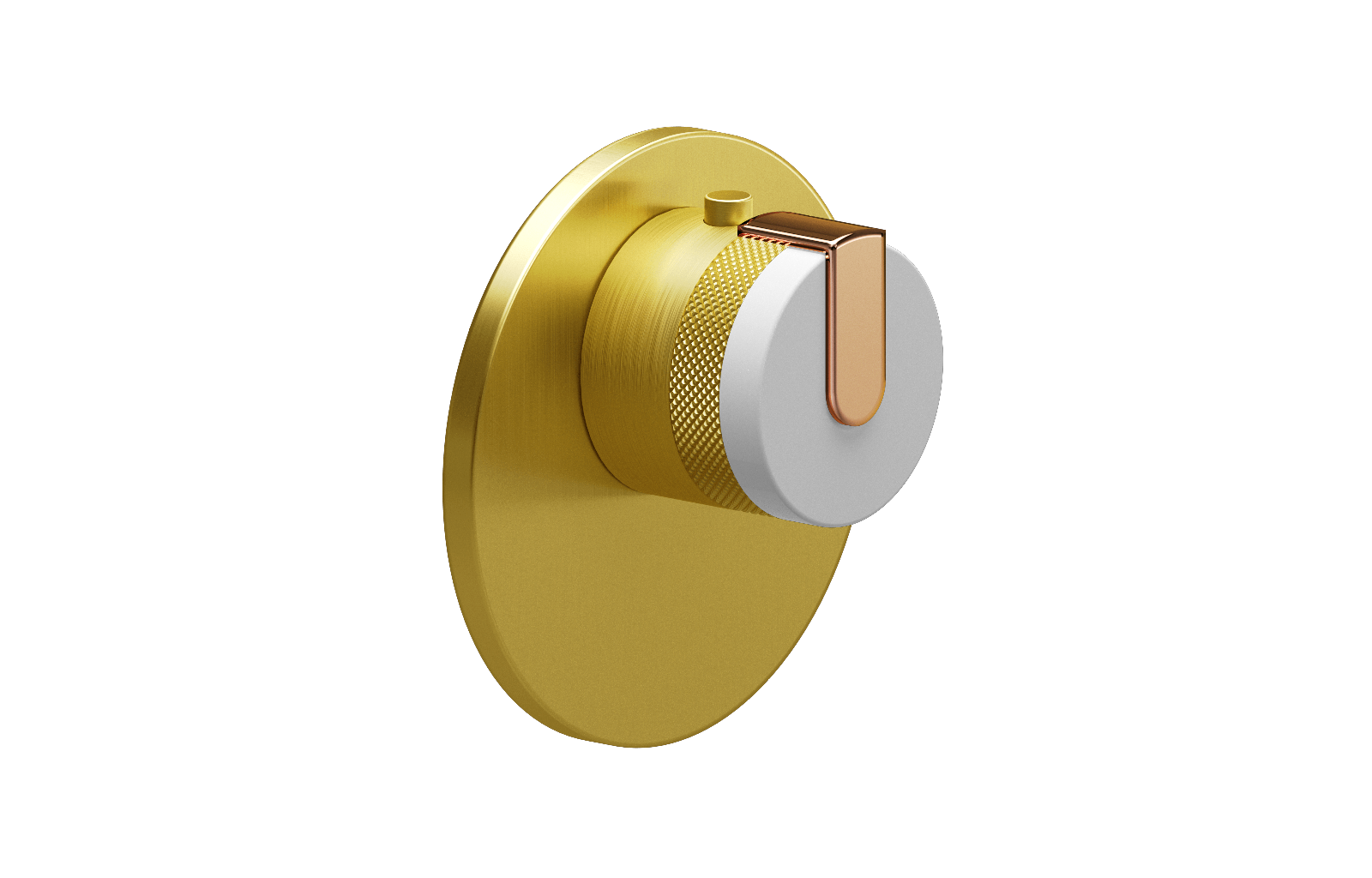 E-8027-R1WTE-L1RG-BB-T Термостатический переключатель 3/4-Внешняя часть GRAFF MOD+