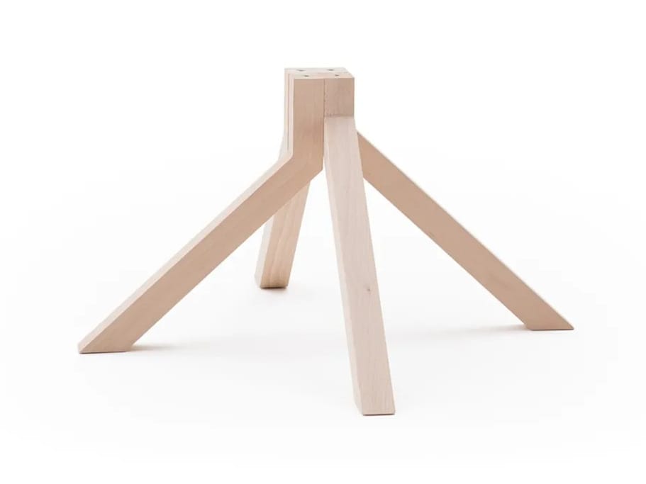 Квадратный журнальный столик с каркасом из ореха или бука Billiani Grapevine ARCH-00132877 - Вид №1