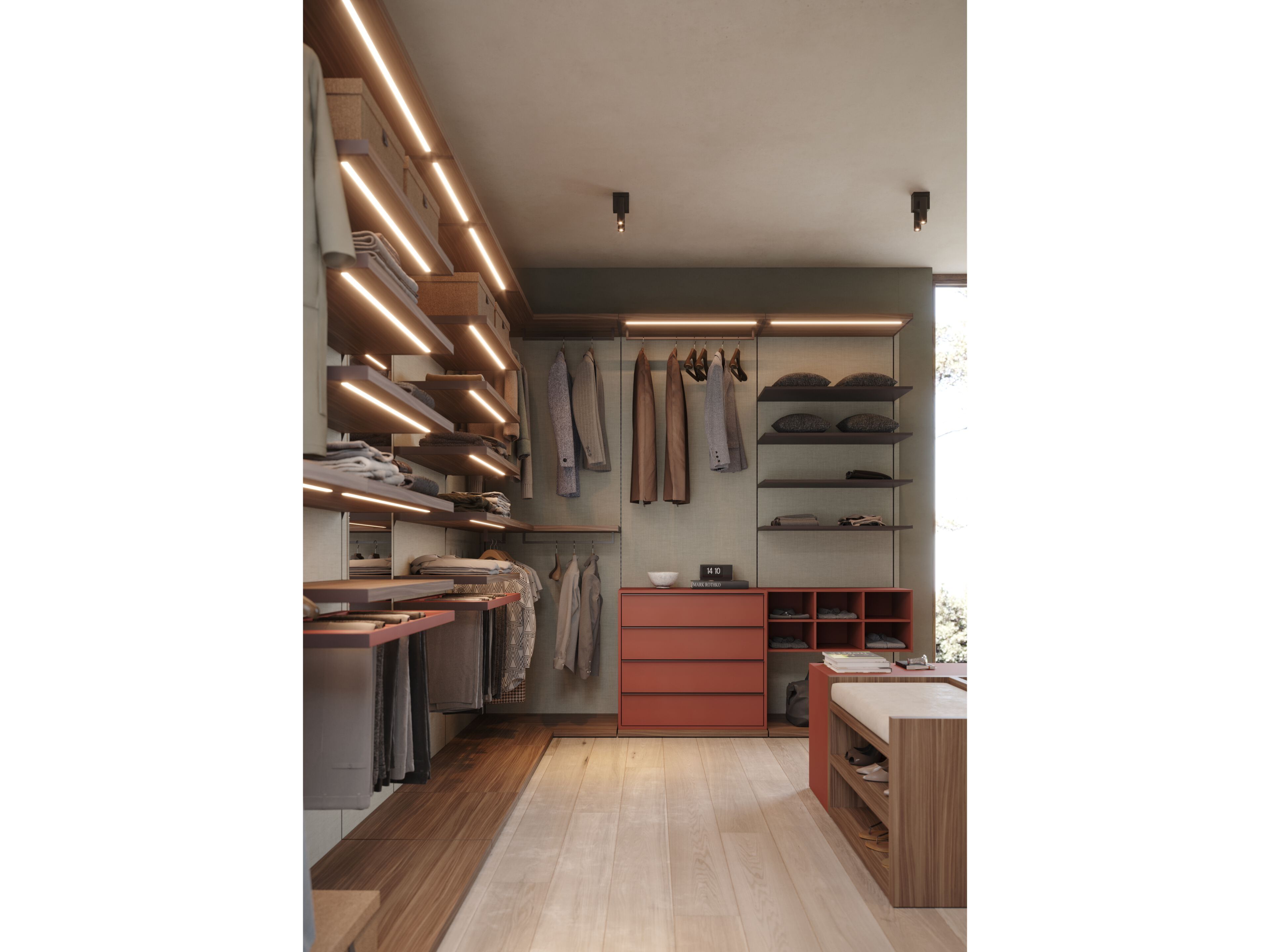 Гардеробная обшивка Giessegi богини красоты ARCH-00118961 - Вид №1