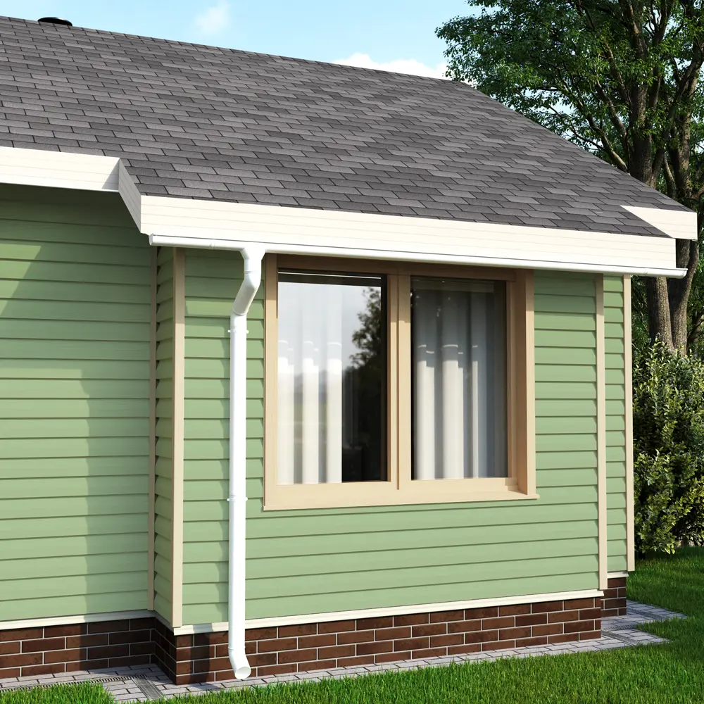 Сайдинг ПВХ MONLID корабельный брус 3 м зеленый 0.75 м² STLM-2199805 - Вид №3