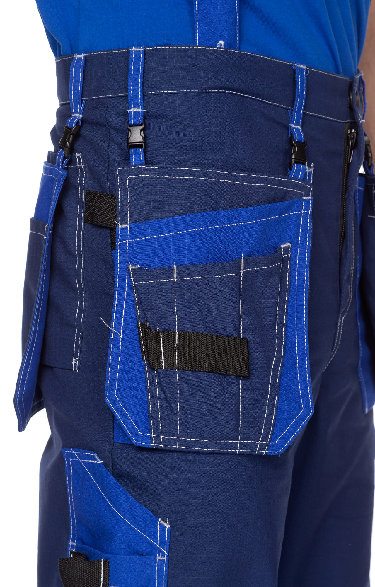 68810 Костюм "Прогресс" темно-синий с васильком  Летняя спецодежда  размер 56-58/170-176  - Вид №19