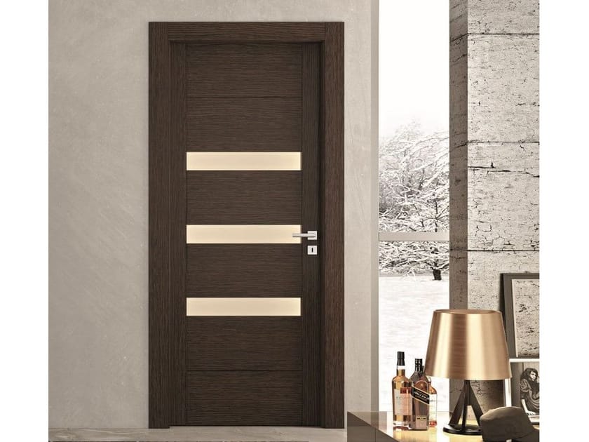 Деревянные и стеклянные распашные двери Pail Serramenti GAIA 26V ARCH-00035484