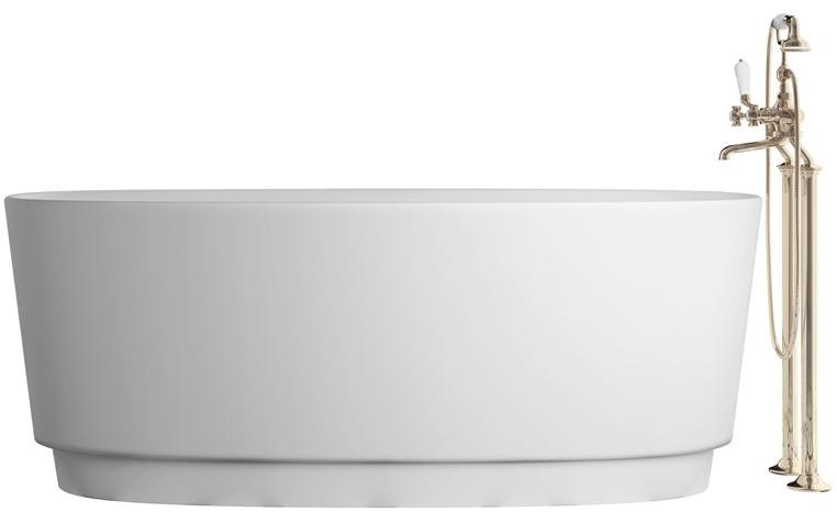 Devon&Devon Овальная ванна белого цвета tec plus sun-id-1380065 - Вид №2