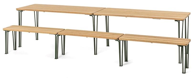 Nola Industrier Садовая скамейка из стали и дерева Gard sun-id-1458252 - Вид №2