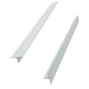 Нащельник узкий алюминиевый 23x19x2605 мм белый (2 штуки)