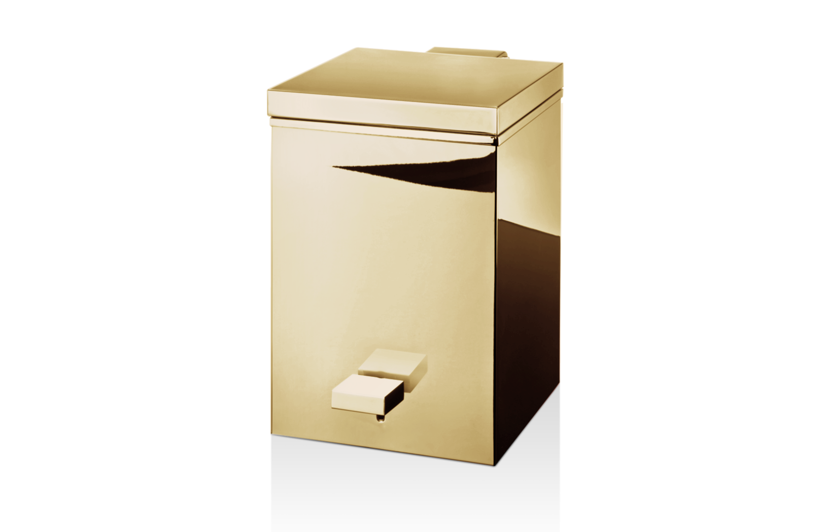 CUBE;Ведра;Свободностоящие модели;С крышкой TE 75 SC DECOR WALTHER Хром 614600 - Вид №1