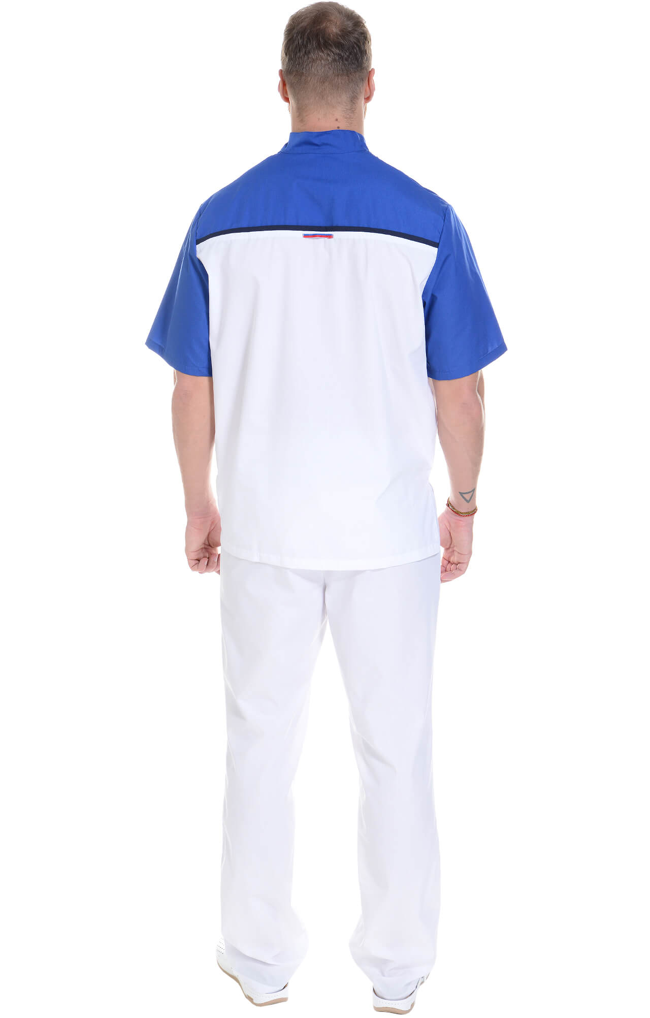 61947 Костюм "Лидер" белый василек  Медицинская одежда  размер 52-54/182-188 Спецодежда  - Вид №15