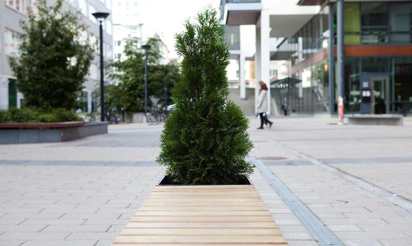 VESTRE Кашпо для общественных мест из оцинкованной стали Vroom sun-id-1398109 - Вид №3