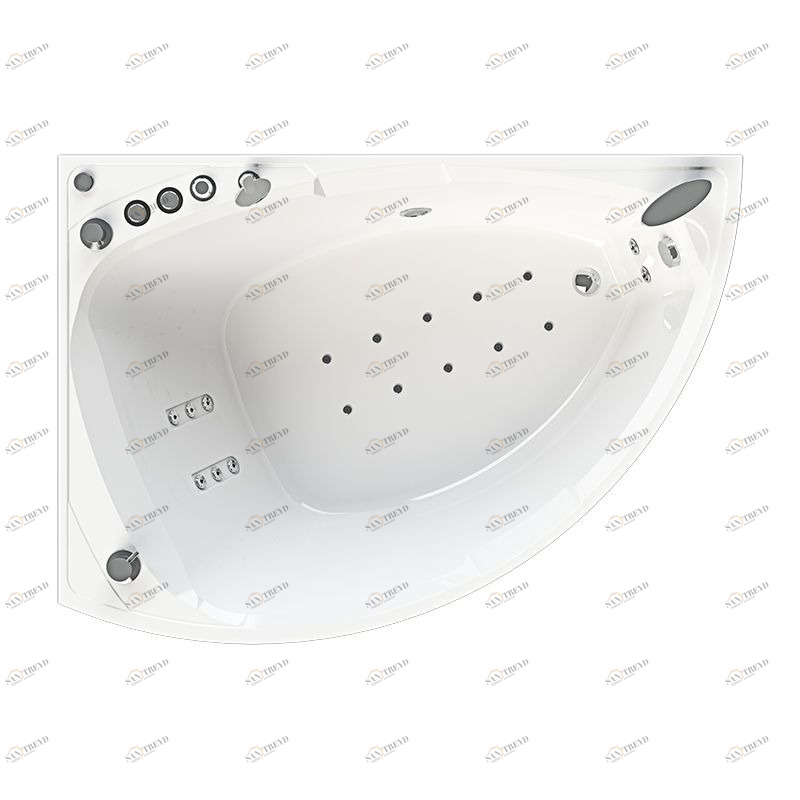 Гидромассаж "Релакс Chrome" на ванну Астория (двигатель 750 Вт, джет Глори - 2 шт., джет Микро - 6 шт.) Radomir 1-65-2-0-1-019