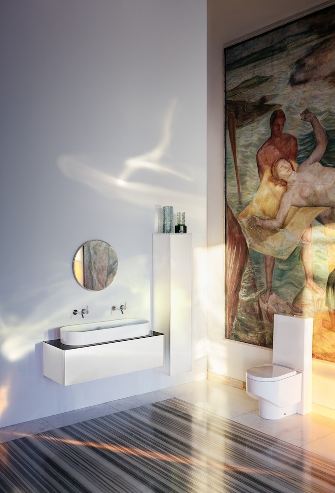 H8296600008821 Бачок напольный, состоит из 2 частей, подвод воды сбоку (слева или справа) LAUFEN PRO - Вид №6