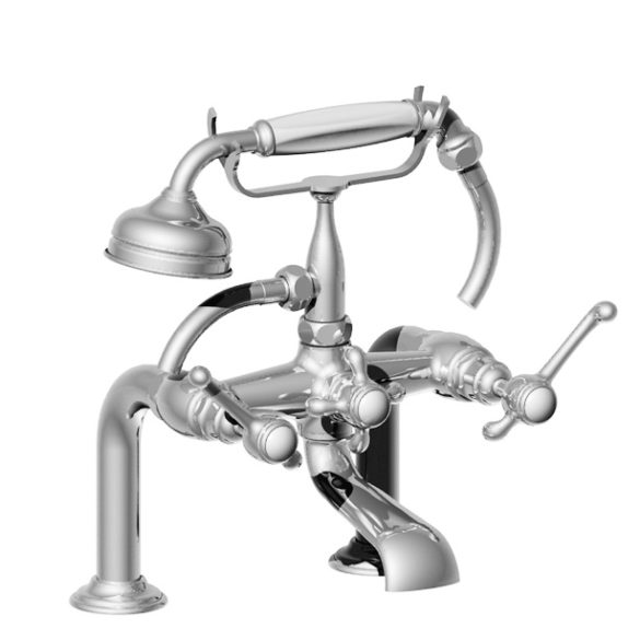 50.425 Смеситель для ванны и душа, установленный на террасе HORUS Range Montmartre 