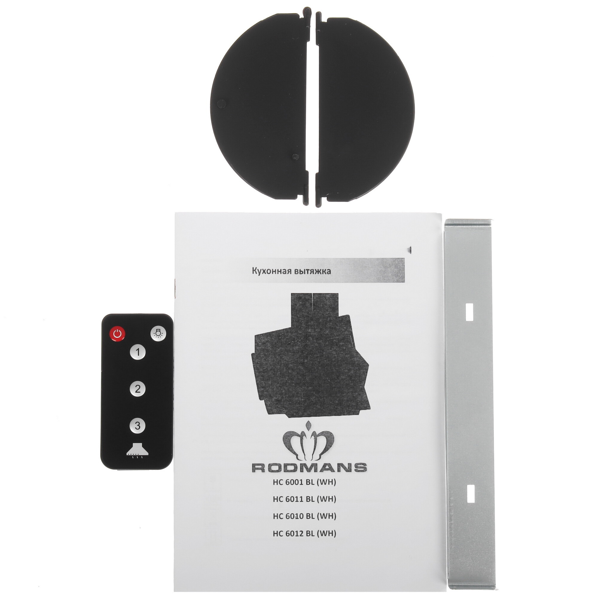 5462272 Вытяжка наклонная Rodmans HC 6012 WH белый/белый STDN-0132958 - Вид №11