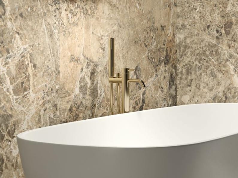 Белая керамическая паста с мраморным эффектом Supergres Purity of Marble ARCH-00068826