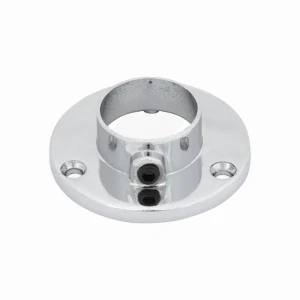 Держатель трубы ⌀25 с фиксатором хром