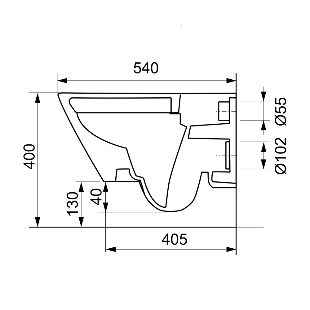 9400413.WCD Комплекты из инсталляций, панелей смыва и унитазов Duravit D-Neo Tece  - Вид №5