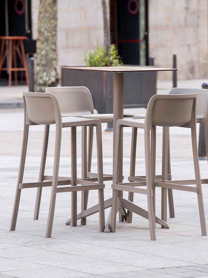 Ezpeleta Высокий садовый стол из полипропилена и hpl Quatro Mlk-qufc - Вид №1